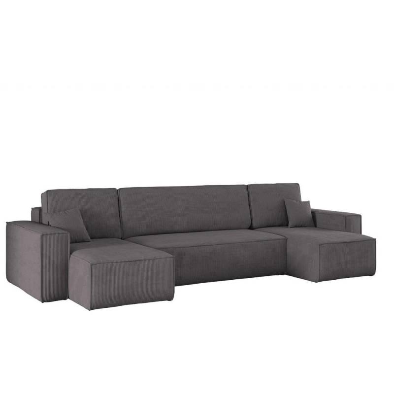 Kaiser Möbel ECKSOFA Dunkelgrau