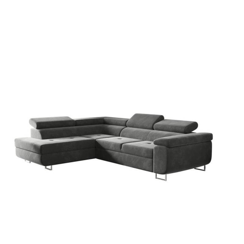 Kaiser Möbel ECKSOFA Grau