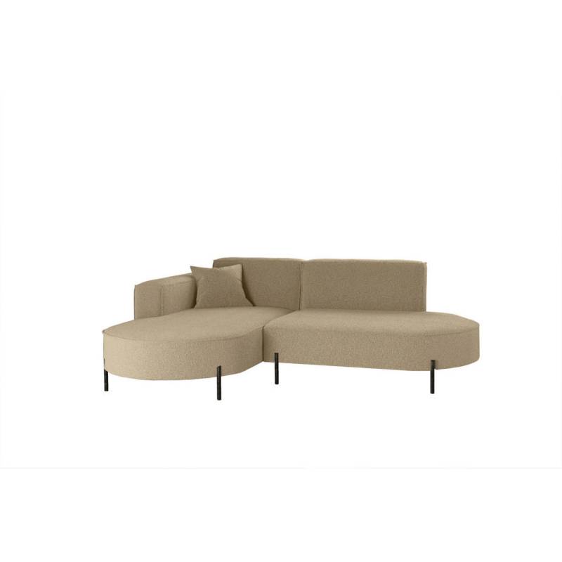 Kaiser Möbel ECKSOFA Hellbraun