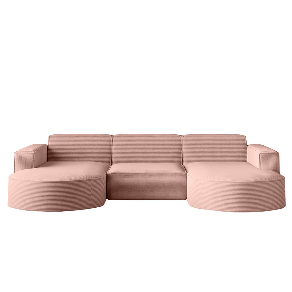 Kaiser Möbel Ecksofa, Rosa, Holz, 299x165 cm, Wohnzimmer, Sofas & Couches, Wohnlandschaften, Ecksofas von Kaiser Möbel