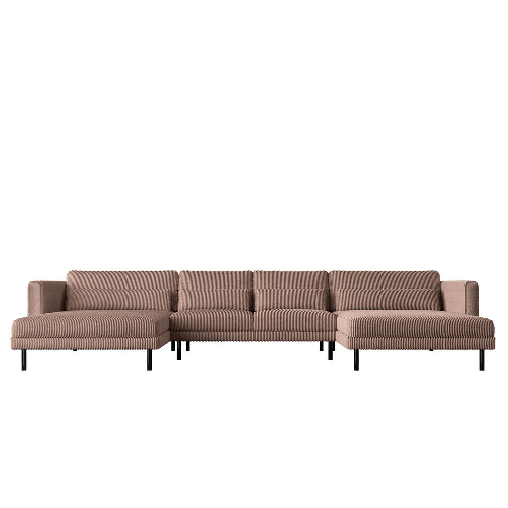 Kaiser Möbel Ecksofa, Rosa, Textil, 7-Sitzer, rund, 391x174 cm, Wohnzimmer, Sofas & Couches, Wohnlandschaften, Ecksofas von Kaiser Möbel