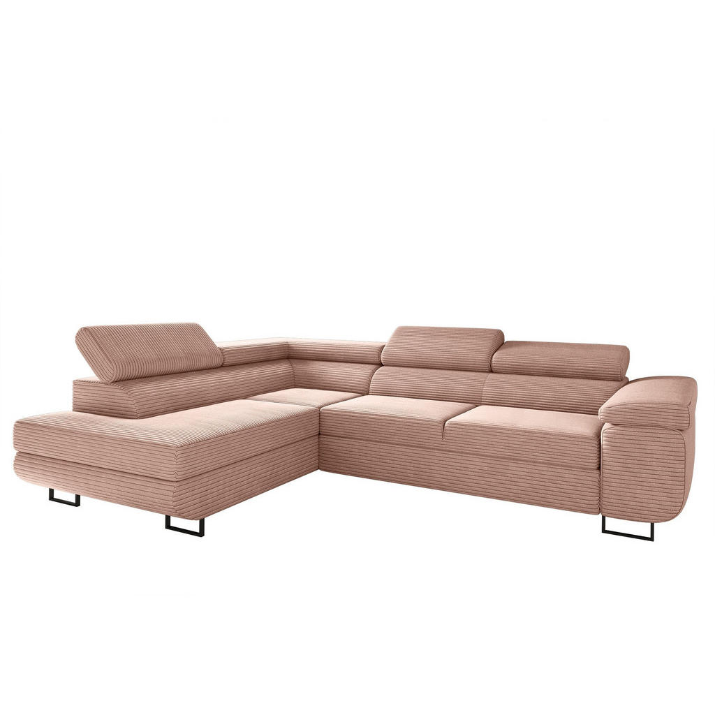 Kaiser Möbel Ecksofa, Rosa, Holz, 7-Sitzer, L-Form, 277x203 cm, Wohnzimmer, Sofas & Couches, Wohnlandschaften, Ecksofas von Kaiser Möbel
