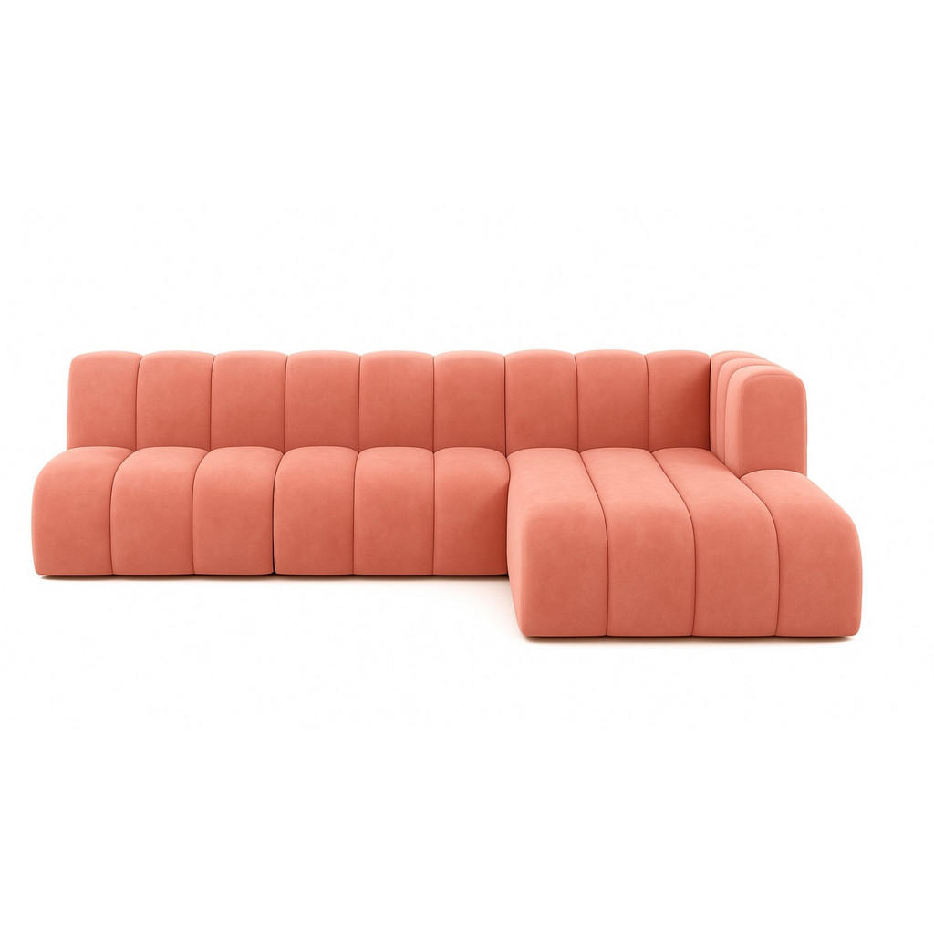 Kaiser Möbel Ecksofa, Rosa, Holz, L-Form, 295x179 cm, Wohnzimmer, Sofas & Couches, Wohnlandschaften, Ecksofas von Kaiser Möbel