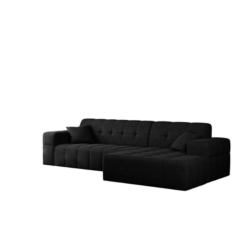 Kaiser Möbel ECKSOFA Schwarz