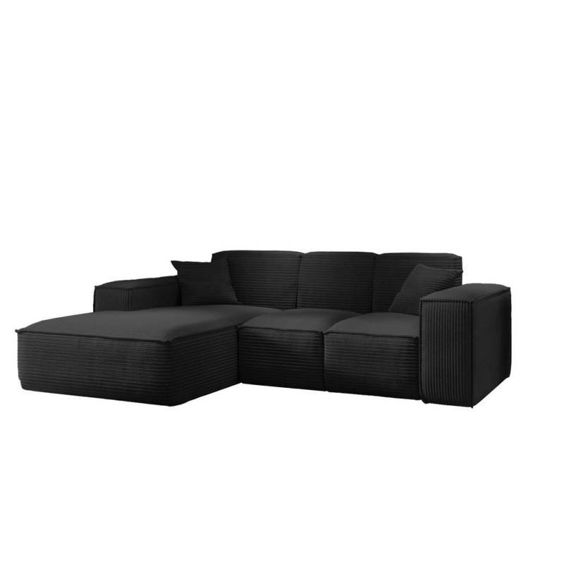 Kaiser Möbel ECKSOFA Schwarz