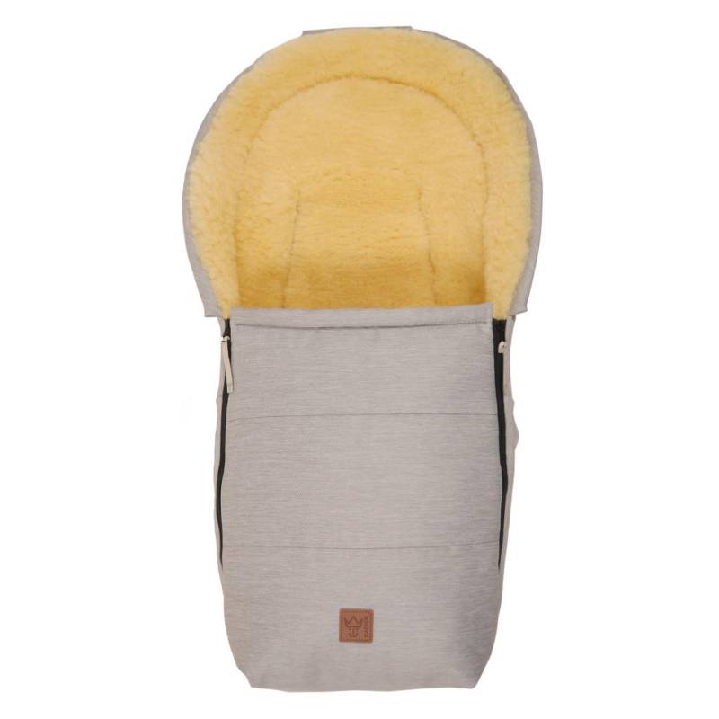 Kaiserbaby LAMMFELL-BABYSCHALENFUSSSACK Hellgrau Kaiserbaby LAMMFELL-BABYSCHALENFUSSSACK Hellgrau