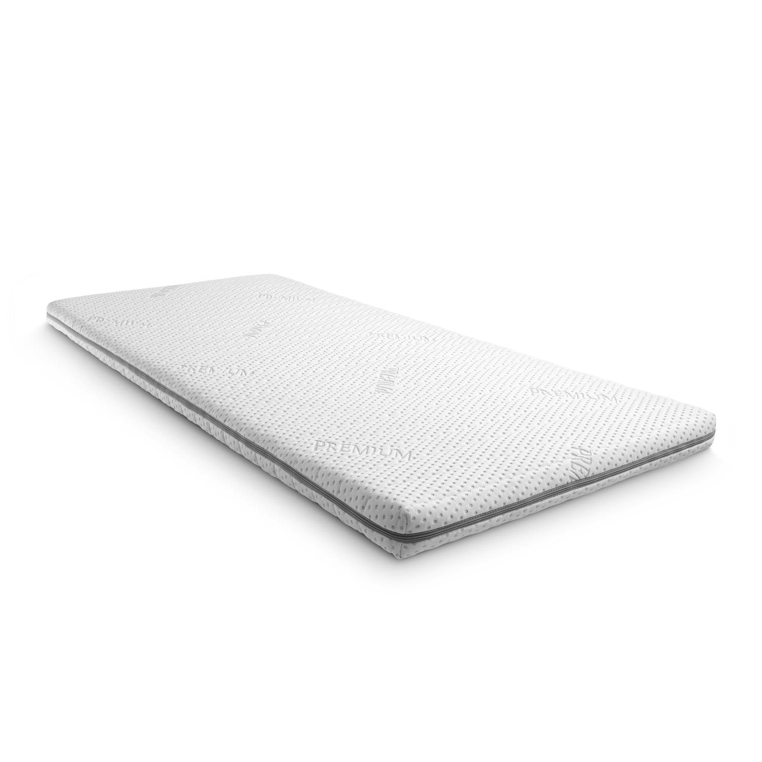 Kaltschaumtopper Supportho Premium Topper 90 x 200 cm H3, Höhe 9 cm, Härtegrad H3 mit antibakteriellem Bezug Kaltschaumtopper Supportho Premium Topper 90 x 200 cm H3, Höhe 9 cm, Härtegrad H3 mit antibakteriellem Bezug