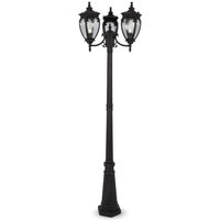 Kandelaber Aluminium Glas 239 cm IP44 in Bronze antik von Maytoni