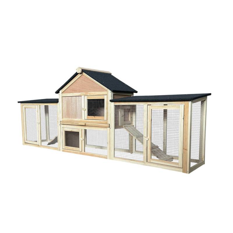Kaninchenstall aus Holz CUNA