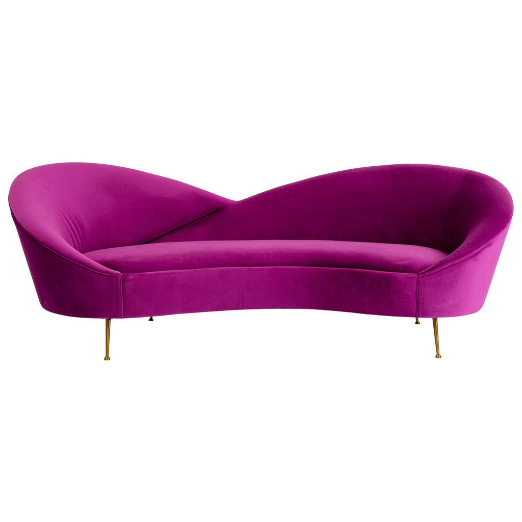 Kare-Design 3-SITZER-SOFA Lila