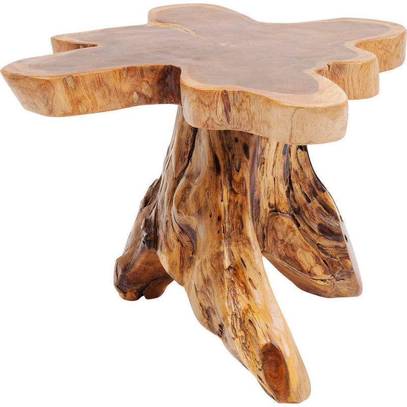Kare-Design BEISTELLTISCH Braun, Natur