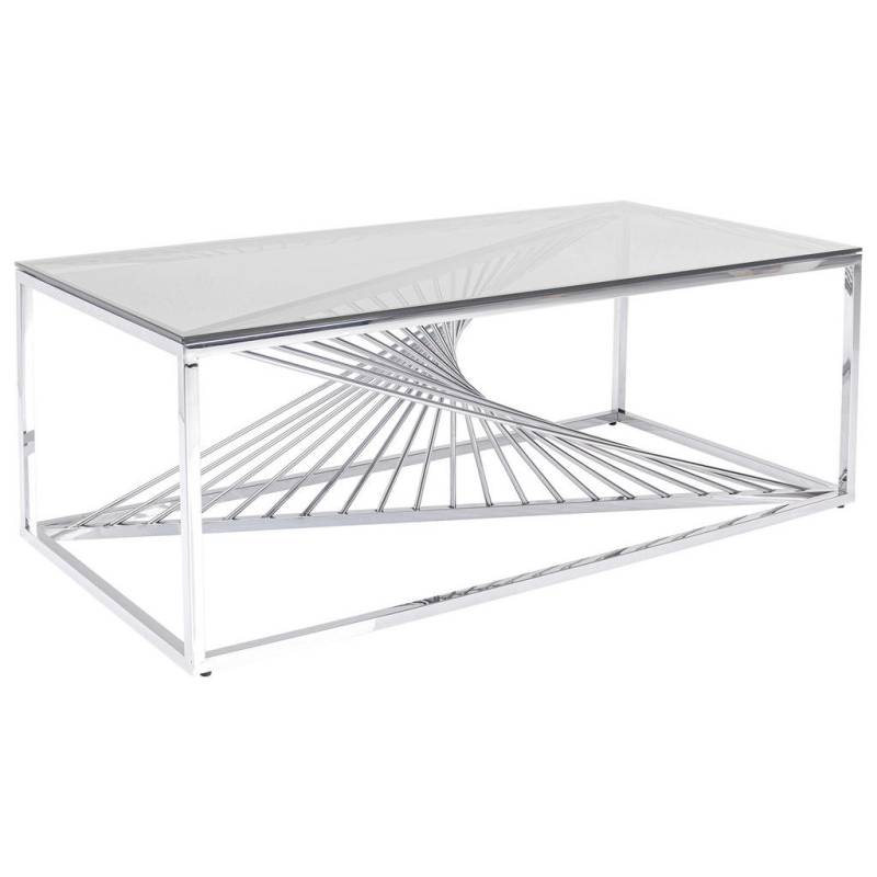 Kare-Design COUCHTISCH Silber