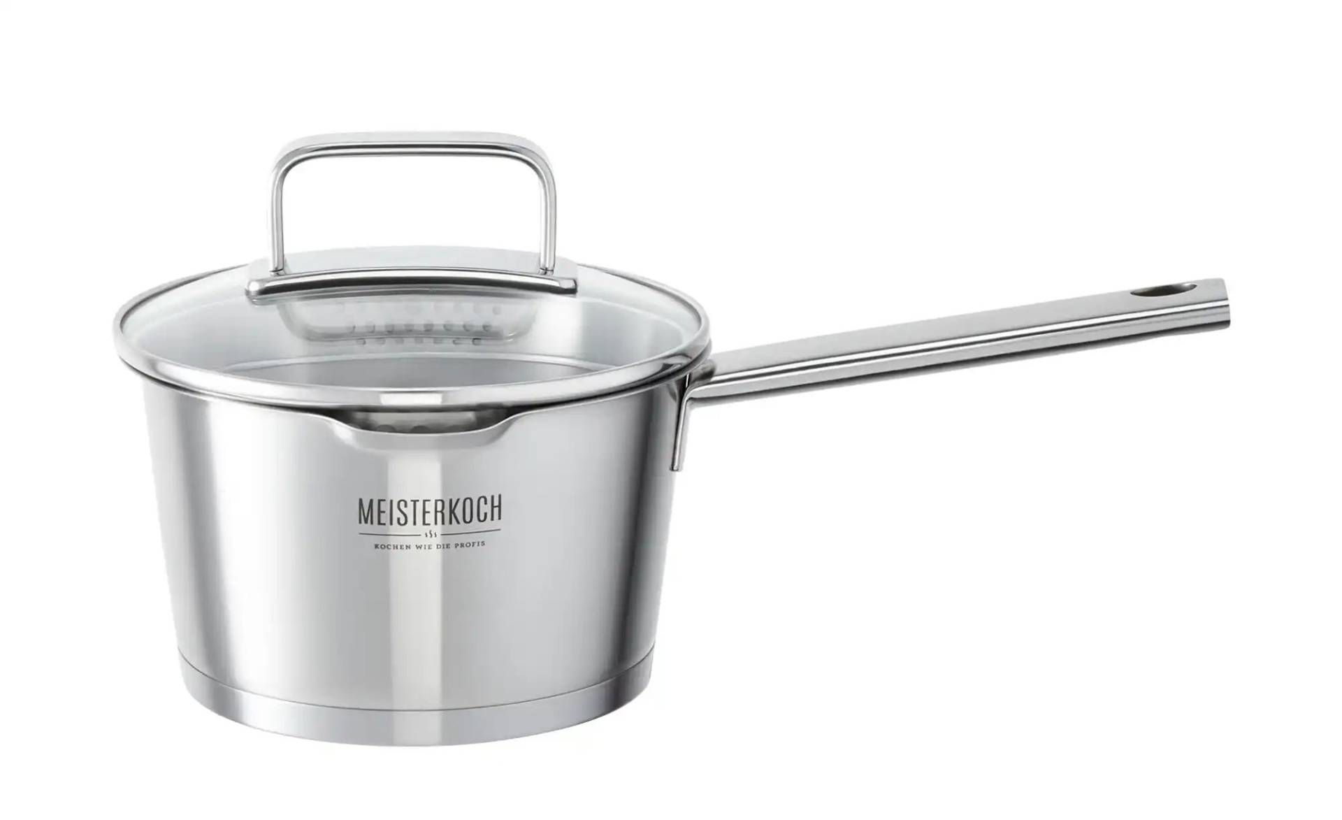 Meisterkoch Kasserolle  KONUS ¦ silber ¦ Edelstahl ¦ Maße (cm): H: 9,5  Ø: 16 Töpfe & Pfannen & Zubehör > Töpfe - Höffner