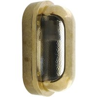 Kellerlampe Echt-Messing Glas E27 IP64 23 cm hoch IAST von Andromeda