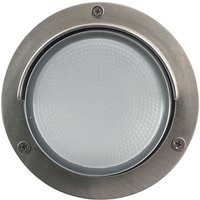 Kellerlampe Messing massiv Glas rund D: 14 cm IP64 G9 von Andromeda