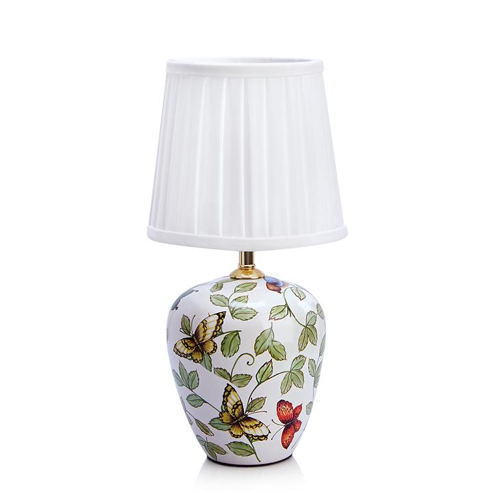 Keramik-Tischlampe 'Papillon' H 33 cm