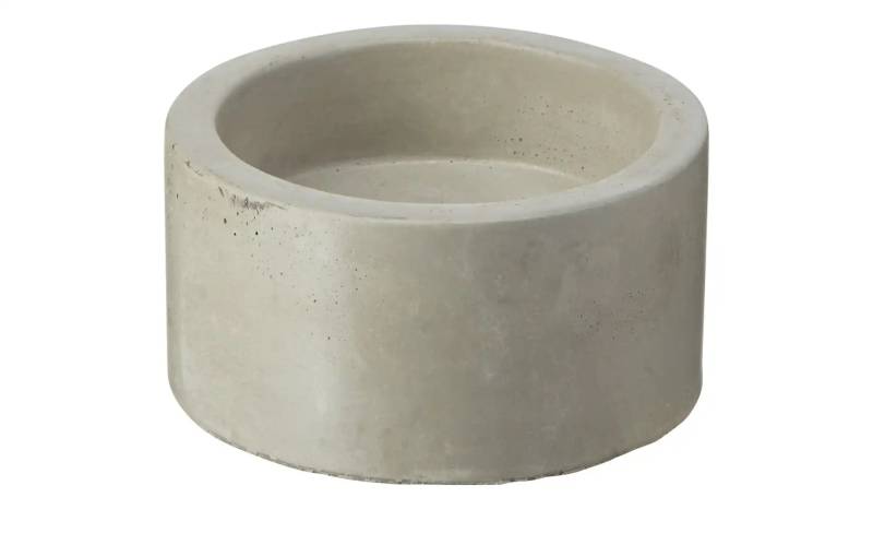 Kerzenhalter   ¦ grau ¦ Zement ¦ Maße (cm): H: 4,5  Ø: 8.5 Accessoires > Kerzen & Kerzenständer > Kerzenständer - Höffner