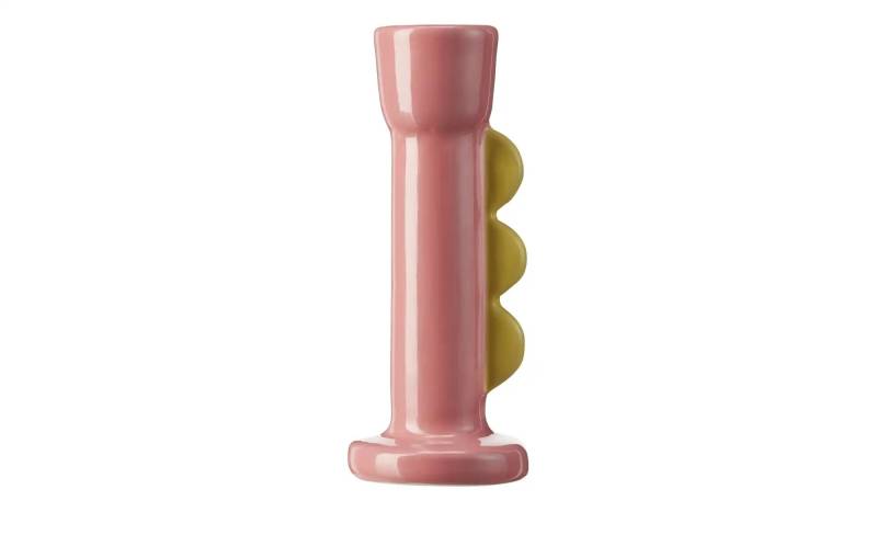 Kerzenhalter   ¦ rosa/pink ¦ Dolomite ¦ Maße (cm): H: 12  Ø: 5.5 Accessoires > Kerzen & Kerzenständer > Kerzenständer - Höffner