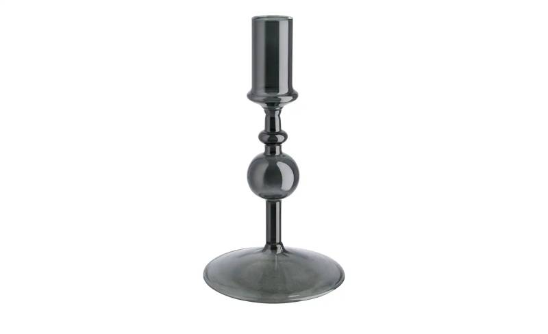 Kerzenhalter   ¦ schwarz ¦ Glas ¦ Maße (cm): H: 16,5  Ø: 9.0 Dekoration > Kerzen & Kerzenständer > Kerzenständer - Möbel Kraft