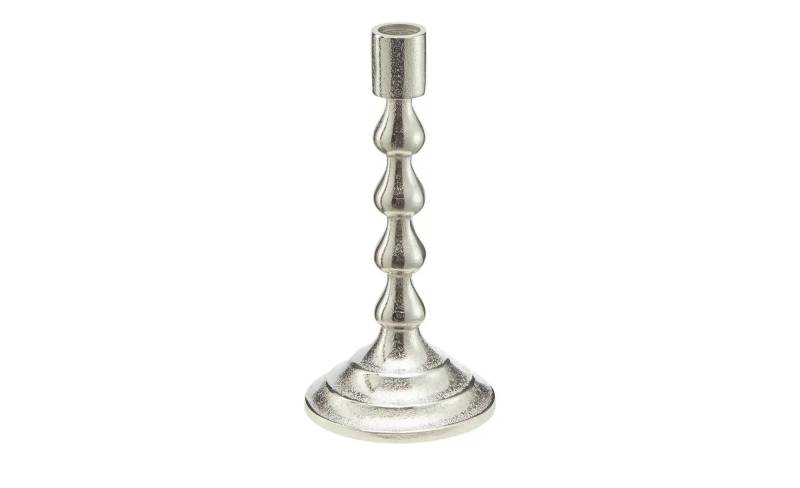 HOME STORY Kerzenhalter   ¦ silber ¦ Eisen ¦ Maße (cm): H: 22  Ø: 10.5 Accessoires > Kerzen & Kerzenständer > Kerzenständer - Höffner