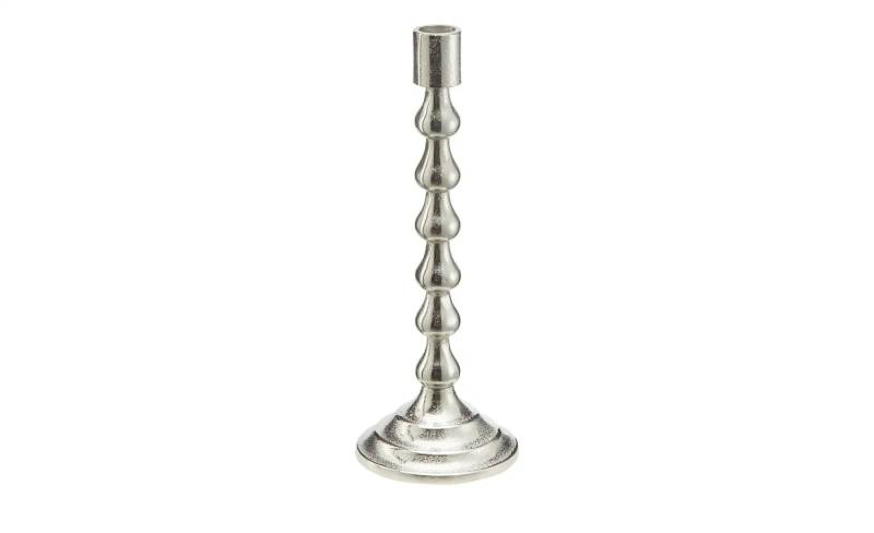 HOME STORY Kerzenhalter   ¦ silber ¦ Eisen ¦ Maße (cm): H: 28  Ø: 10.5 Accessoires > Kerzen & Kerzenständer > Kerzenständer - Höffner