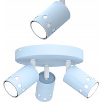 Kinder-Deckenleuchte Spot Für Jungen Led Blau Sterne Kinder-Deckenleuchte Spot Für Jungen Led Blau Sterne