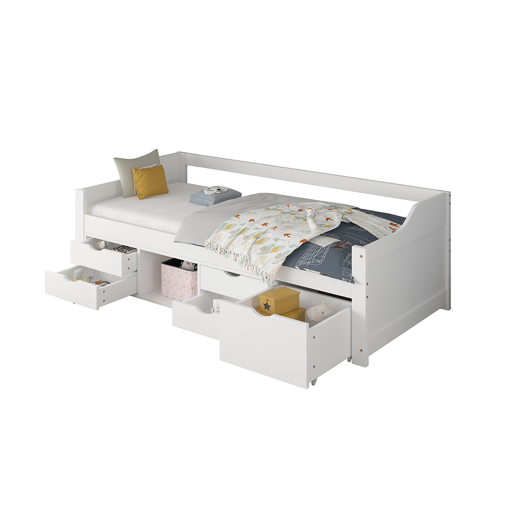 Kinderbett COSMOS mit Schubladen - 90 x 200 cm - Variantenauswahl