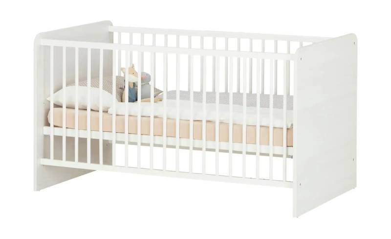 Kinderbett   ¦ weiß ¦ Maße (cm): B: 144 H: 80 T: 82.0 Baby > Babymöbel > Babybetten - Möbel Kraft