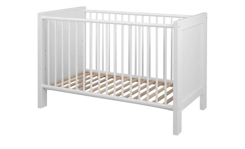 Kinderbett   ¦ weiß ¦ Maße (cm): B: 77 H: 84 Baby > Babymöbel > Babybetten - Möbel Kraft