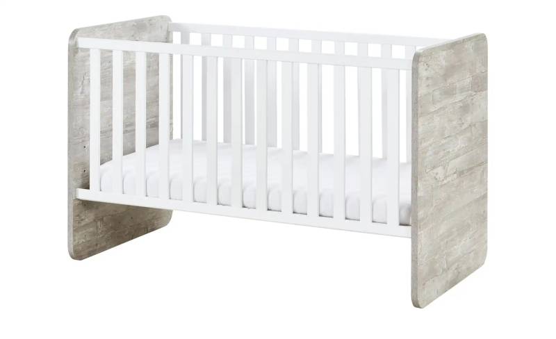 Kinderbett   ¦ weiß ¦ Maße (cm): B: 93 H: 78 T: 144.0 Baby > Babymöbel > Babybetten - Möbel Kraft