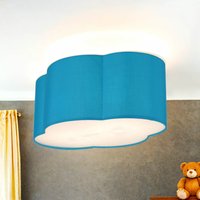 Kinderlampe Blau Wolke blendarm 41 cm lang 2x E27 Kinderlampe Blau Wolke blendarm 41 cm lang 2x E27 von Easylight