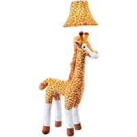 Kinderleuchte Giraffe 126 cm Braun Beige Weiß vegan LED von Happy Lamps