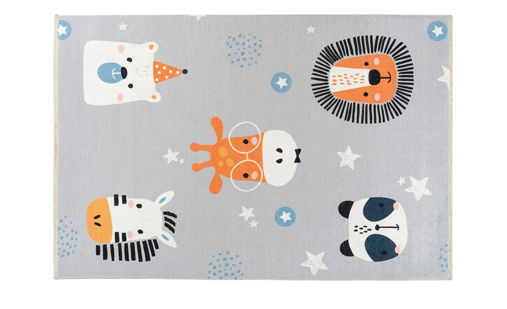 Kinderteppich Animal ¦ grau ¦ Baumwolle ¦ Maße (cm): B: 115 H: 0,6 Teppiche > Kinderteppiche - Höffner Kinderteppich Animal ¦ grau ¦ Baumwolle ¦ Maße (cm): B: 115 H: 0,6 Teppiche > Kinderteppiche - Höffner