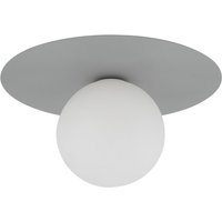 Kinderzimmerleuchte Decke Grau Weiß Metall Glas Ø 25 cm G9 Kinderzimmerleuchte Decke Grau Weiß Metall Glas Ø 25 cm G9 von TK Lighting