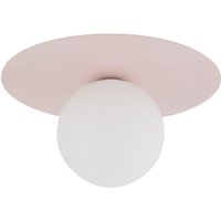 Kinderzimmerleuchte Decke Rosa Weiß Metall Glas G9 Ø 25cm rund Kinderzimmerleuchte Decke Rosa Weiß Metall Glas G9 Ø 25cm rund von TK Lighting