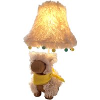 Kinderzimmerleuchte LED 48 cm hoch Alpaka vegan niedlich von Happy Lamps
