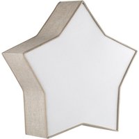 Kinderzimmerleuchte Leinen 45 cm lang Stern Weiß Beige 2x E27 Kinderzimmerleuchte Leinen 45 cm lang Stern Weiß Beige 2x E27 von TK Lighting