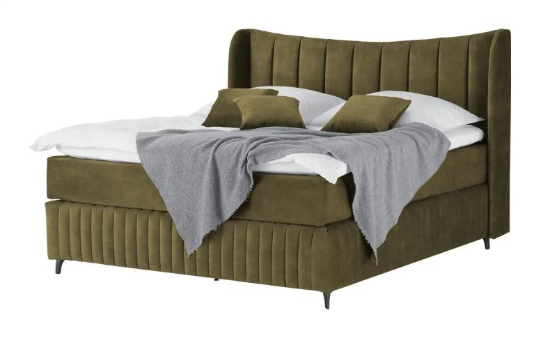 Kings and Queens Boxspringbett  Uldur ¦ grün ¦ Maße (cm): B: 194 H: 122 Betten > Boxspringbetten - Möbel Kraft
