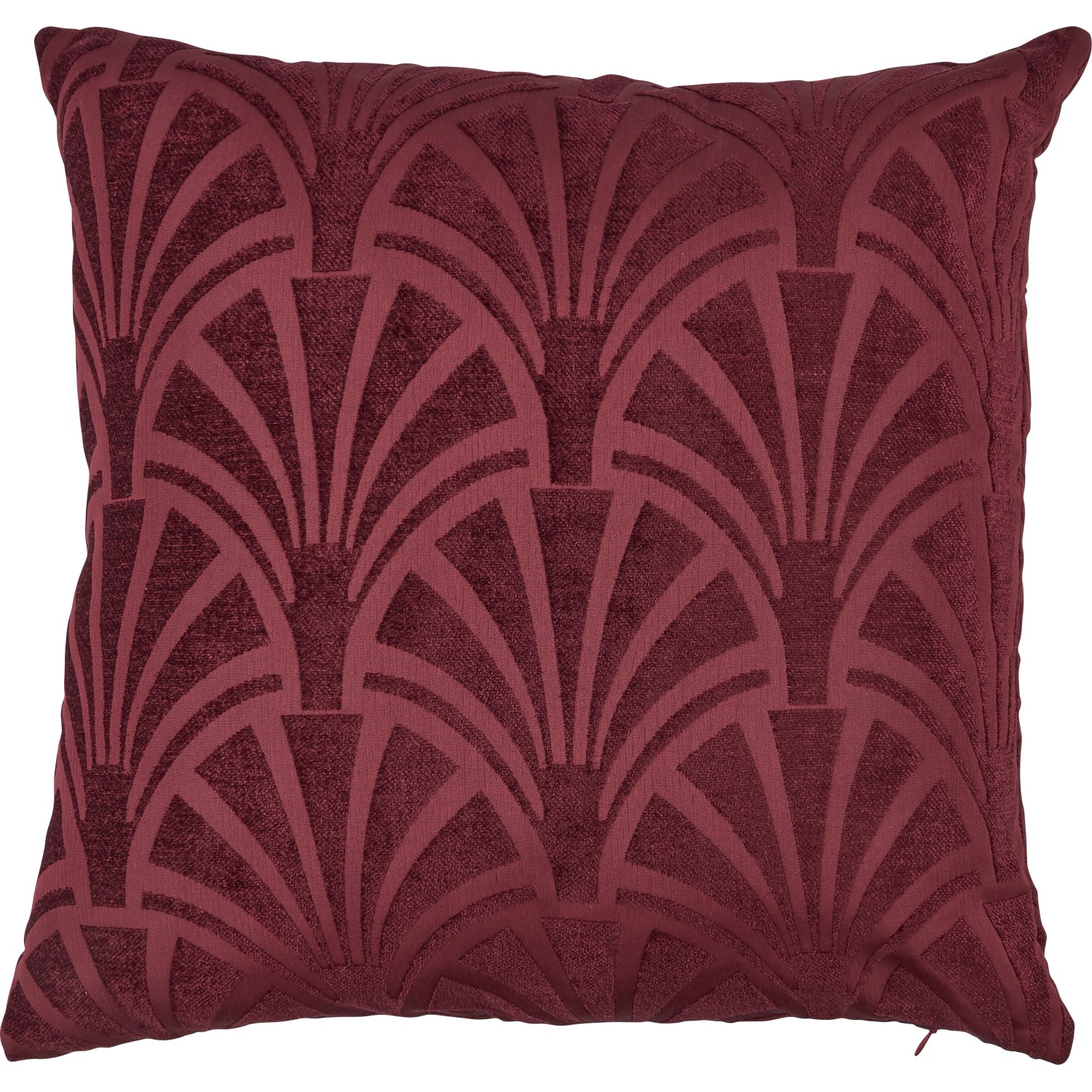 Kissen Blush Bordeaux Rot 45 cm x 45 cm von -