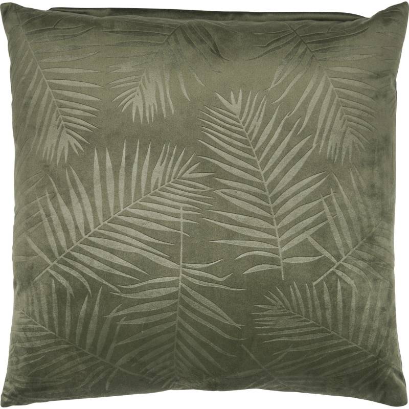 Kissen Dark Wonder 45 cm x 45 cm Dunkelgrün von -