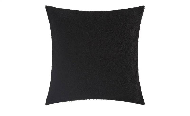 Kissen  Teddy uni ¦ schwarz ¦ Maße (cm): B: 45 Dekokissen & Decken > Kissen > Dekokissen - Höffner