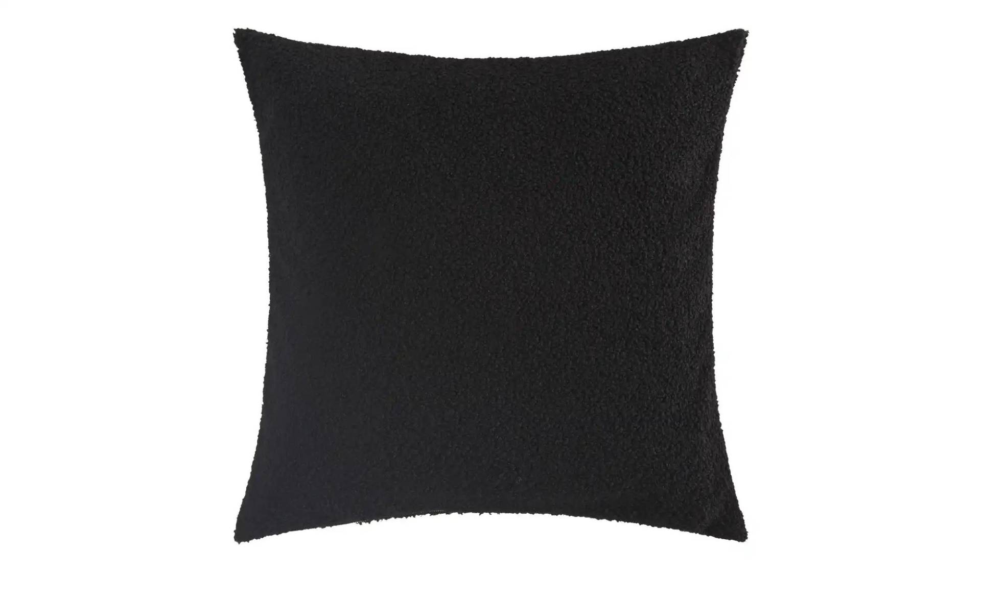 Kissen  Teddy uni ¦ schwarz ¦ Maße (cm): B: 45 Heimtextilien > Kissen > Dekokissen - Möbel Kraft