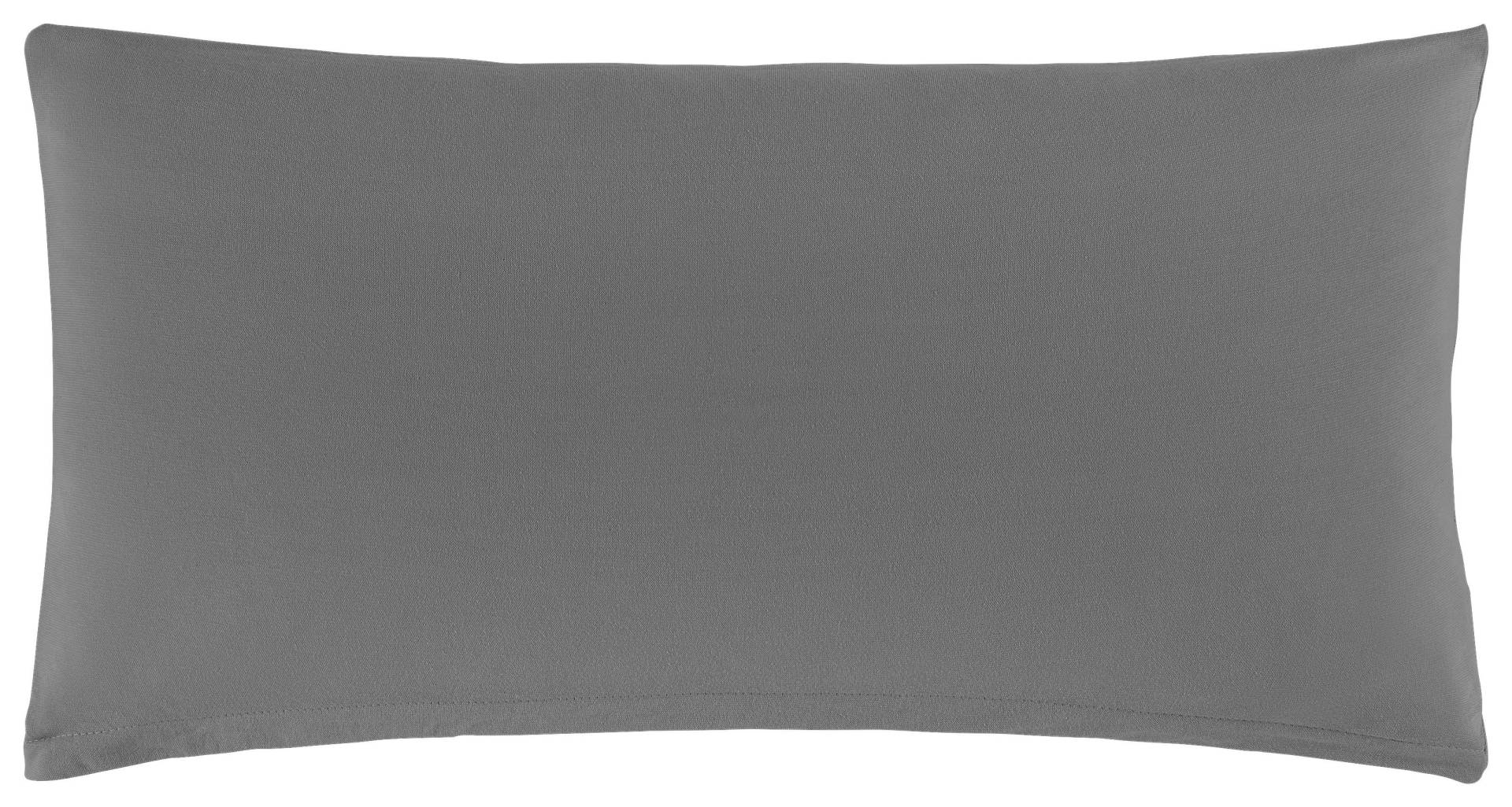 Kissenhüllen-Set Basic 2 Stk. Anthrazit ca. 40x80cm von Modern Living