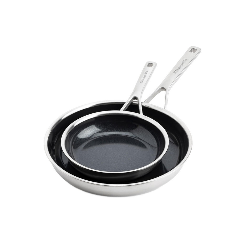 Kitchenaid PFANNEN-SET Silber Kitchenaid PFANNEN-SET Silber