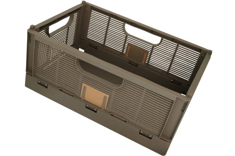 Klappbox Aufbewahrungsbox 50 x 33 cm braun Klapp- und stapelbar