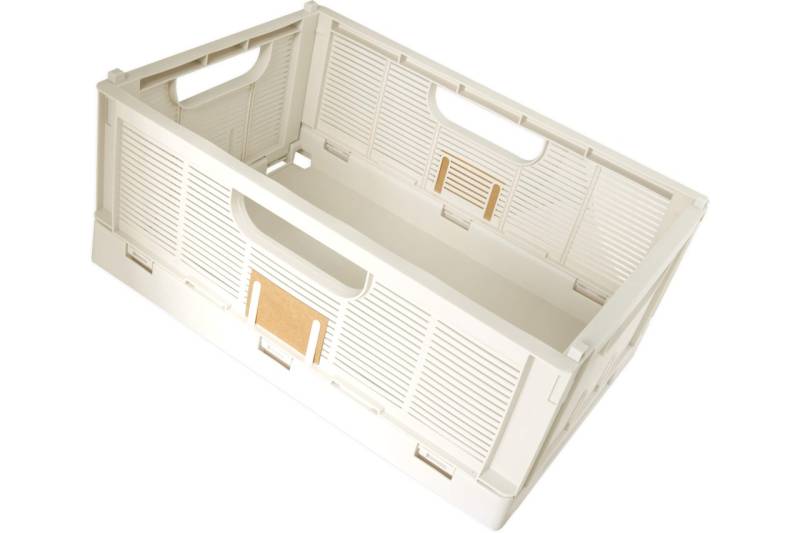 Klappbox Aufbewahrungsbox 50 x 33 cm natur Klapp- und stapelbar