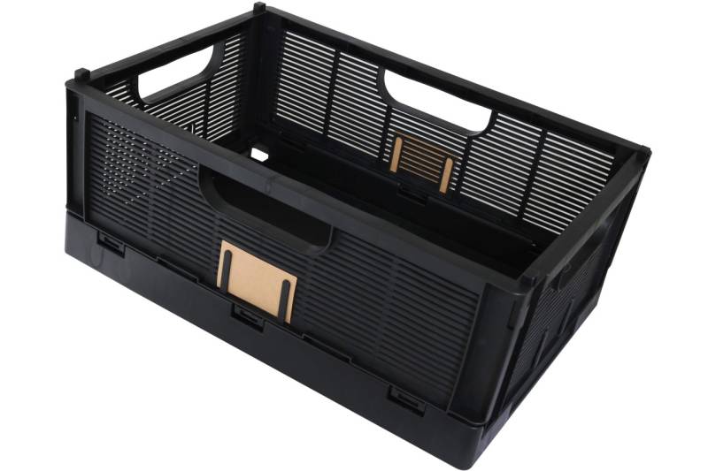 Klappbox Aufbewahrungsbox 50 x 33 cm schwarz Klapp- und stapelbar