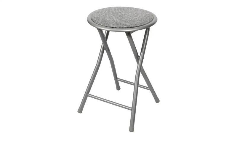 Klapphocker   ¦ grau ¦ Maße (cm): B: 30 H: 46 T: 30.0 Polstermöbel > Hocker - Möbel Kraft