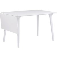 Klapptisch Lotta  120/160x80cm, MDF Weiß
