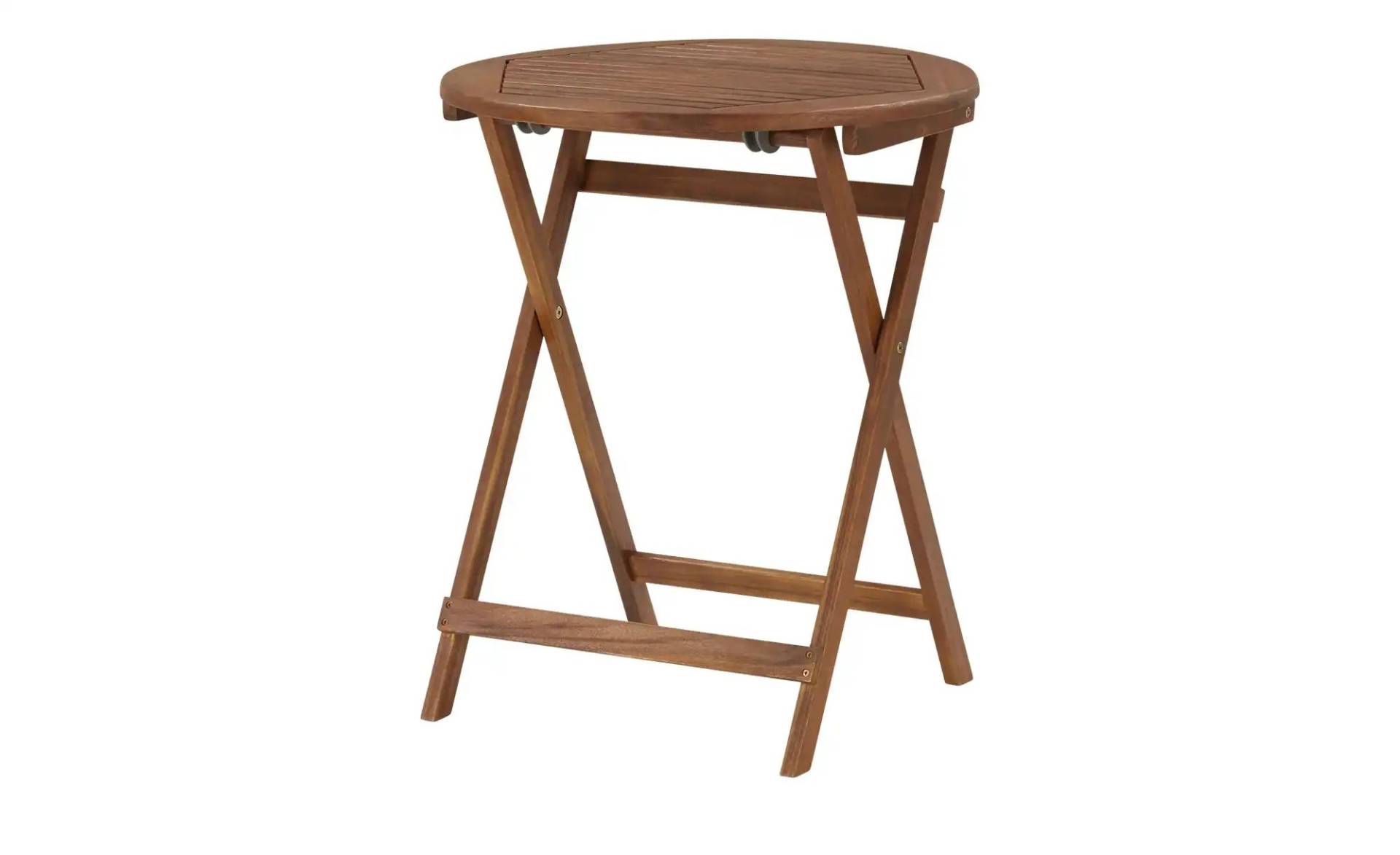 Yorkshire Klapptisch  Panama ¦ holzfarben ¦ Maße (cm): B: 60 H: 73  Ø: 60.0 Garten > Gartenmöbel > Gartentische - Möbel Kraft